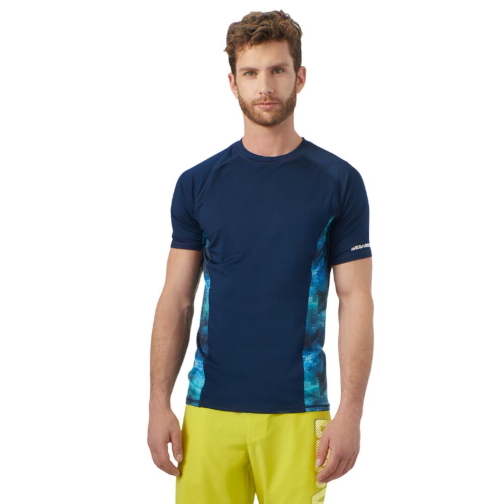 Sea Doo short sleeve men’s performance rash guard marine navy